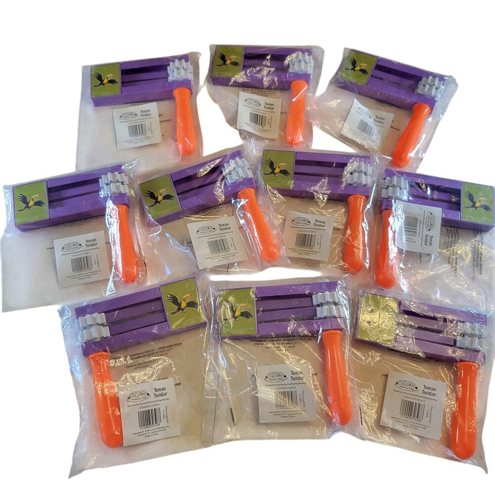 10 Shipwrecked VBS Purple Twister Noisemakers New Daycare Church Sunday School